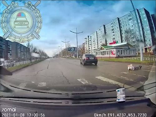 Скриншот кадра видео ГиБДД по Хакасии